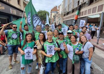 ATE marchó hoy en defensa de la Caja de Jubilaciones