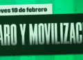 El Frente de Sindicatos ratificó el paro con movilización para el jueves a pesar de la no convocatoria de la CGT