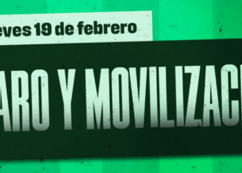 El Frente de Sindicatos ratificó el paro con movilización para el jueves a pesar de la no convocatoria de la CGT