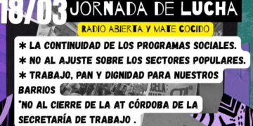 Jornada de Lucha y radio abierta frente a la
