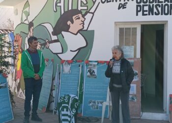 ATE Santa María: Con inauguración de un mural se realizó un homenaje a las y los compañeros secuestrados por la dictadura el 26 de mayo de 1976
