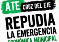 Cruz del Eje: ATE rechaza la Emergencia Económica que habilita el ajuste de salarios y despidos del personal precarizado