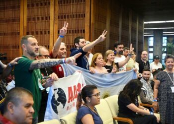 Giuliani, presente en la IV Asamblea Continental de ALBA Movimientos en Cuba