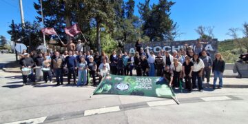 Con fuerte respaldo institucional de Sierras Chicas ATE se movilizó en defensa de los hoteles del IOSFA