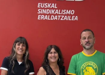 Solidaridad internacional: Giuliani con el sindicato nacionalista vasco LAB Bilbao